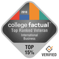 college factual top ranked veteran international business