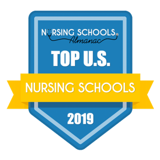 Nursing schools Amanac's top U.S nursing schools badge 2019