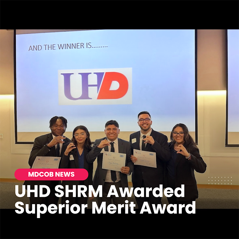 UHD SHRM awarded Superior Merit Award