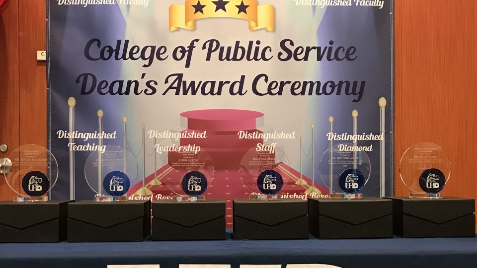 2021 College of Public Service Dean's Awards