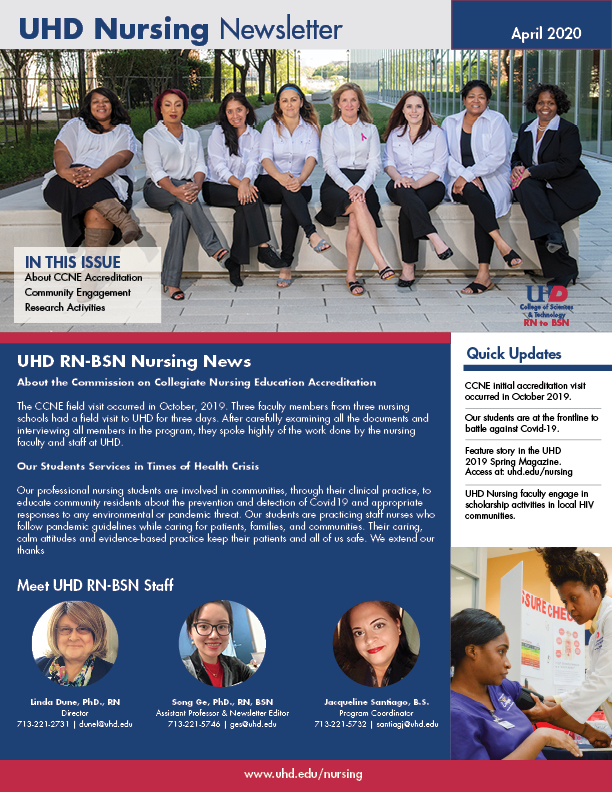 April 2020 nursing newsletter page 1