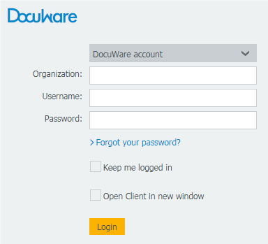 a screenshot of the login dialog box