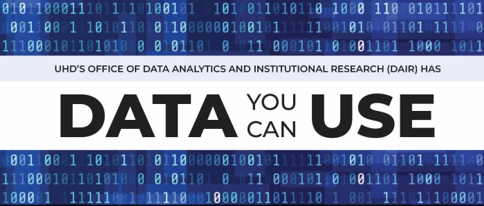 Binary code graphic with the words 'Data You Can Use' superimposed.