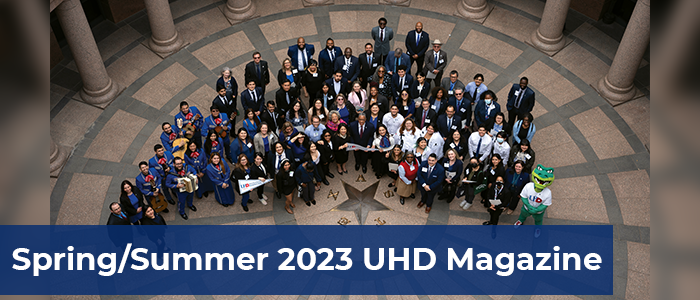 UHD Spring Summer 2023 Magazine Promotional Banner.